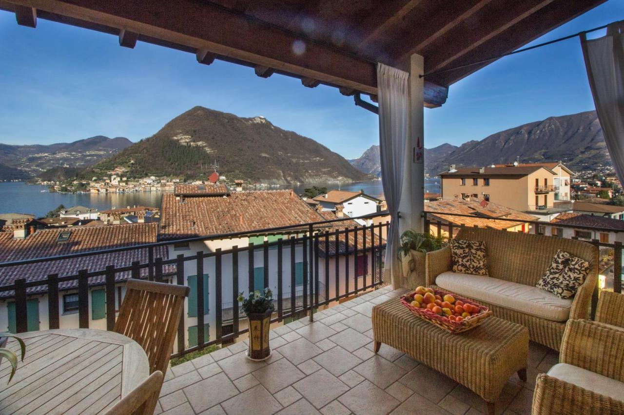 Romantic Lake View House Sulzano Exterior photo